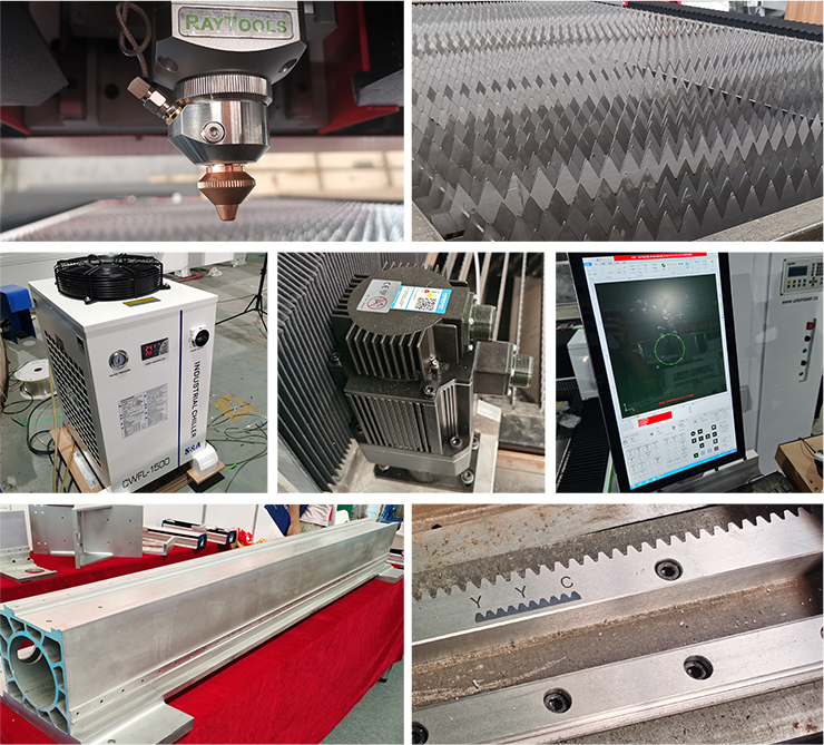 1.5kw 3kw 6025 Ipg Sheet Metal Fiber Laser Cutting Machine For Steel स्टील के लिए 1.5kw 3kw 6025 Ipg शीट मेटल फाइबर लेजर कटिंग मशीन