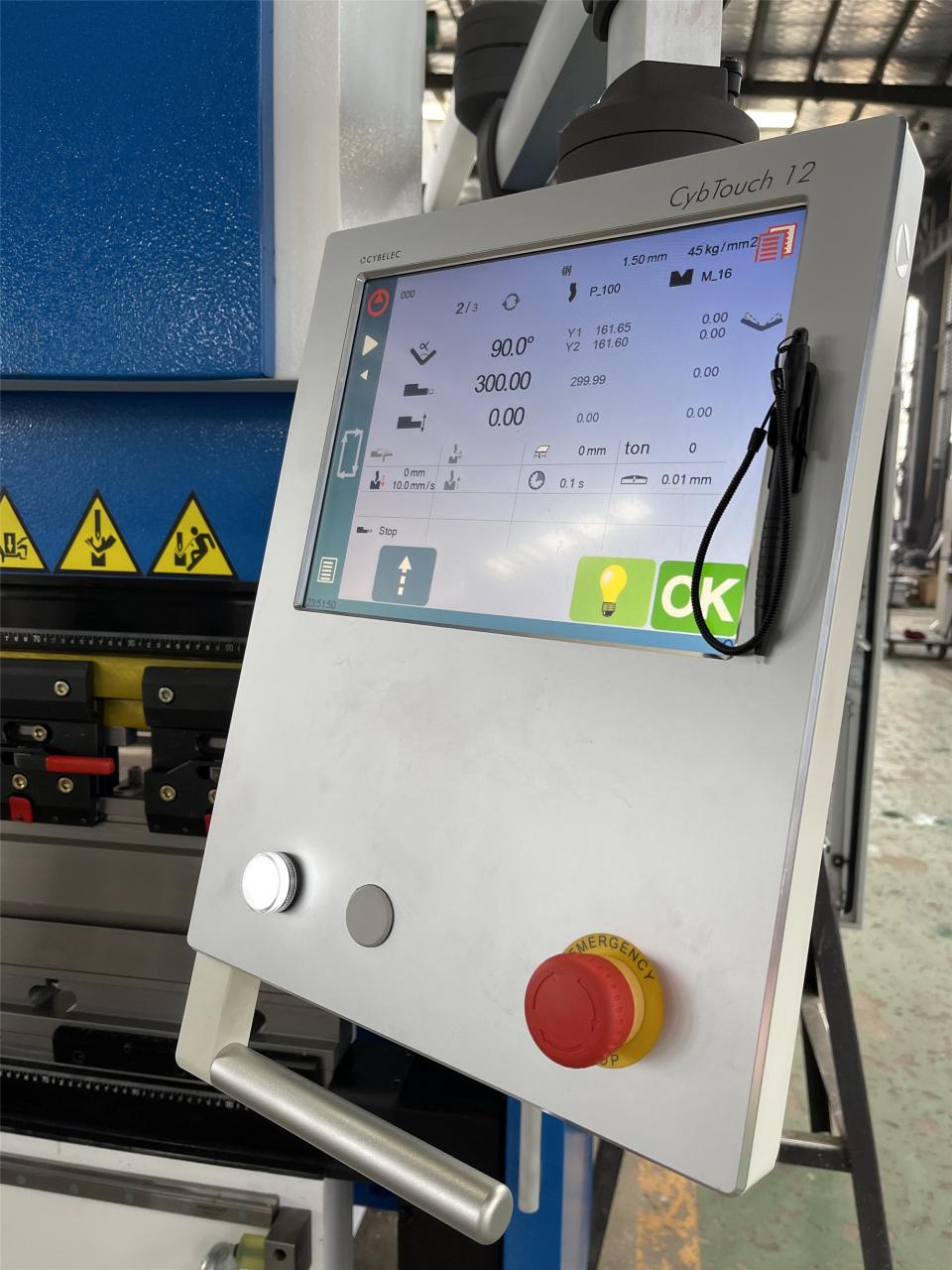 160t-4000 4-अक्ष सीएनसी हाइड्रोलिक झुकने मशीन प्रेस ब्रेक