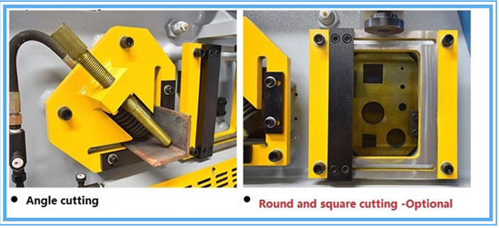 60t Q35-16 Hydraulic Ironworker Shearing Punching Bending And Notching Machine 60t Q35-16 हाइड्रोलिक आयरनवर्कर शियरिंग पंचिंग बेंडिंग एंड नॉचिंग मशीन