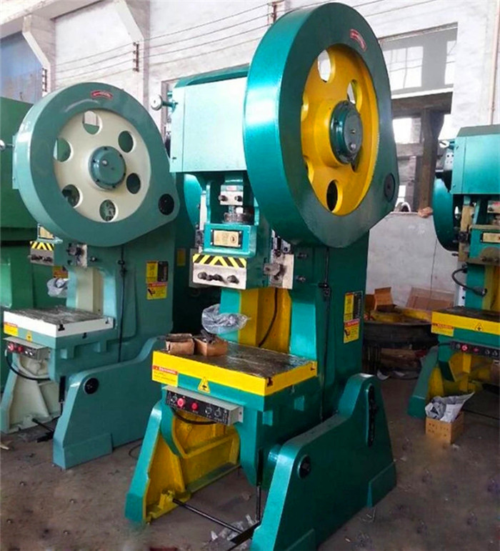 J23 Series 10 Ton Pneumatic Power Press Aluminium Lid Punching Machine J23 सीरीज 10 टन वायवीय पावर प्रेस एल्यूमिनियम ढक्कन पंचिंग मशीन
