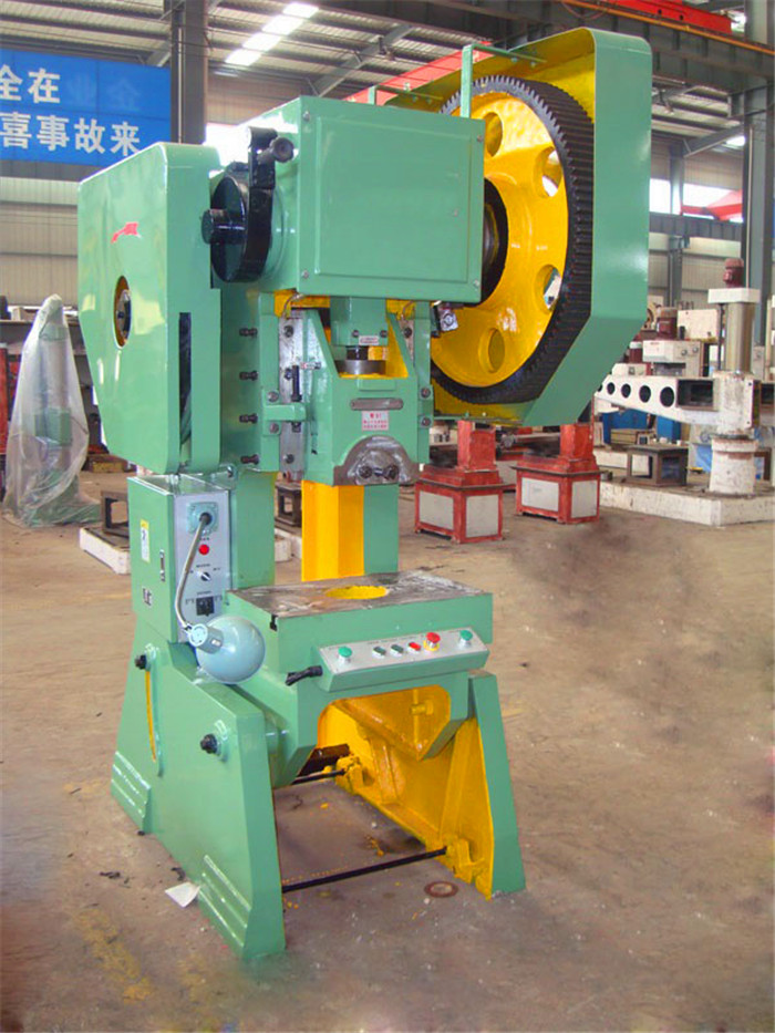 J23 Series 10 Ton Pneumatic Power Press Aluminium Lid Punching Machine J23 सीरीज 10 टन वायवीय पावर प्रेस एल्यूमिनियम ढक्कन पंचिंग मशीन
